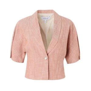 Derek Lam Light Pink Short Sleeve Blazer